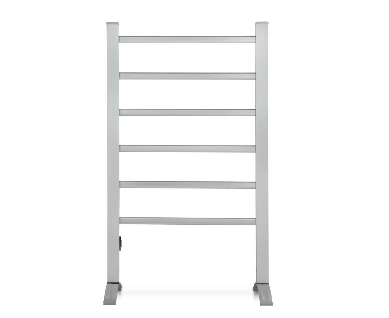 Electric Heated Towel Rail Rack 6 Bars Freestanding Clothes Dry Warmer